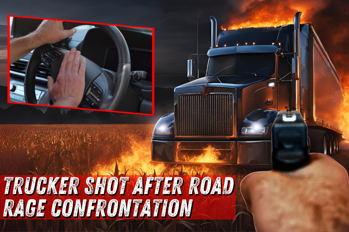 Road Rage Confrontation Trucker Shot After Road Rage Confrontation!
