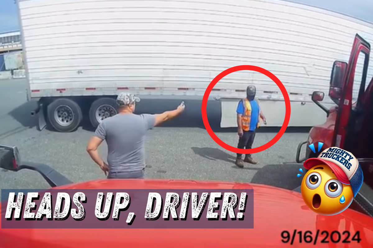 WATCH: Alert Trucker Saves Fellow Driver