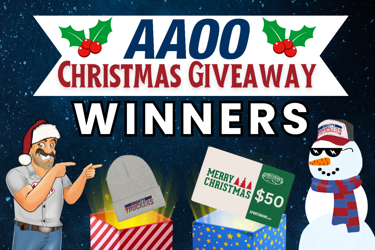 AAOO Christmas Giveaway Winners