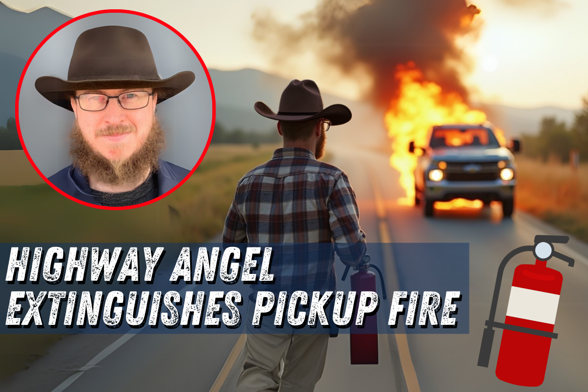 Heroic Trucker Honored for Extinguishing Pickup Fire