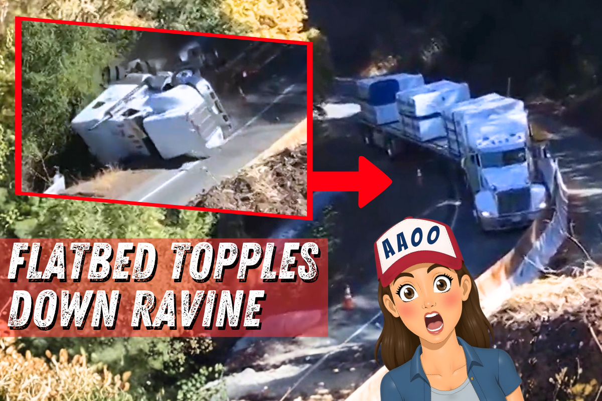 Video: Trucker’s Nightmare Comes to Life