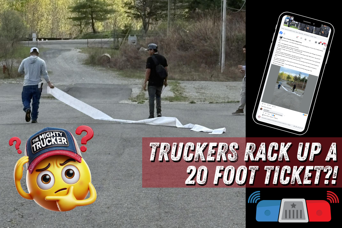 Driver Racks Up 20-Foot Long Tickets… Or Did He?