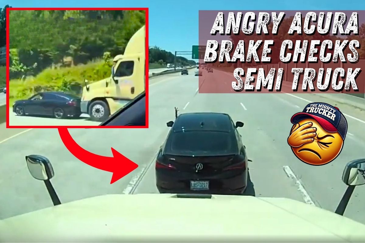 Why Did This Angry Driver Brake Check a Semi?