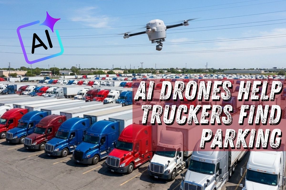 AI Drones Help Truckers Find Parking