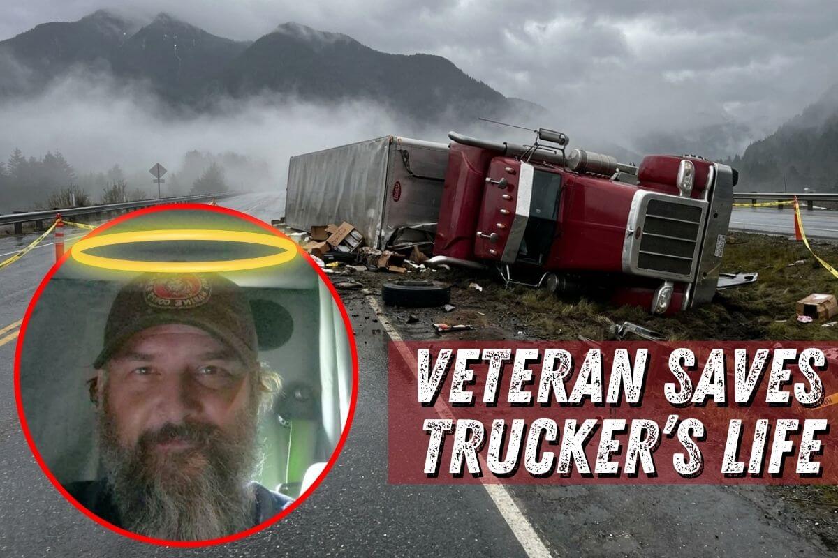 Veteran Trucker Saves Fellow Driver’s Life After Horrific Crash